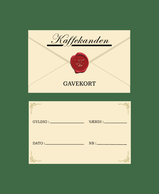 Kaffekanden gavekort